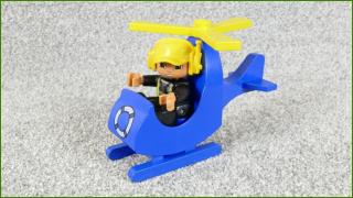 Lego Duplo vrtulník s pilotem