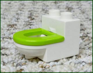 Lego® Duplo® Záchod Bílý (Limetka Prkénko) (Lego® Duplo®)