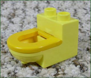 Lego® Duplo® Záchod Světle Žlutý (Žluté Prkénko) (Lego® Duplo®)