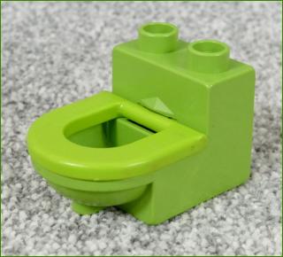 Lego® Duplo® Záchod Zelený (Limetka Prkénko) (Lego® Duplo®)