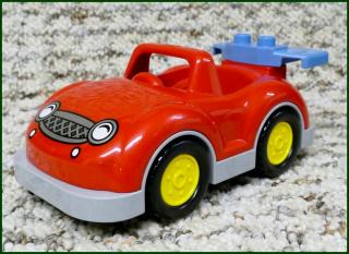 Lego® Duplo® Závodní Auto Červené - Modré Křídlo (Lego® Duplo®)