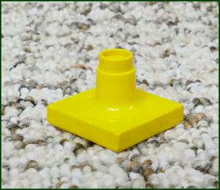 Lego® Duplo® Žlutý Podstavec Malý pro Lampičky, Značky, Kostky 1x2x2 (Lego® Duplo®)