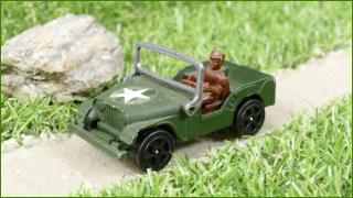 Model Autíčka Corgi Juniors - Whizzwheels - Willys Jeep