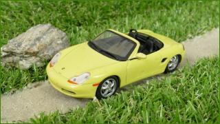 Model Autíčka Schuco 1:43 - Porsche Boxter - Viz Popis