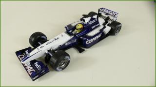 Model Formule Hot Wheels 1:18 - Williams F1 FW24 (2002) - Ralf Schumacher