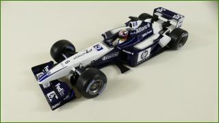 Model Formule Hot Wheels 1:18 - Williams FW24 (2002) - Juan Pablo Montoya