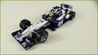 Model Formule Hot Wheels 1:18 - Williams FW24 (2002) - Ralf Schumacher