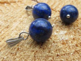 Lapis lazuli přívěsek  - kulička hladká, 12mm (přívěsek lapis lazuli )