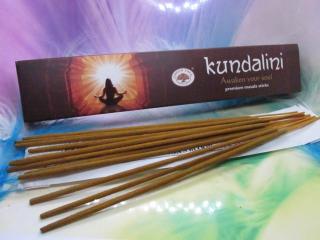 Vonné tyčinky "Kundalini" (vonné tyčinky Green tree, Kundalini - Awaken your soul)