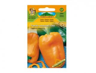 Paprika zeleninová 'KUBISTA F1', do skleníku, oranžová