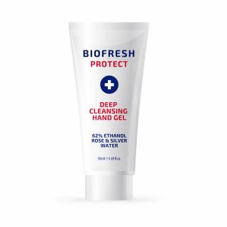 Biofresh Protect Dezinfekční a antibakteriální gel na ruce s etanolem 62%, stříbrem a růžovou vodou 50 ml
