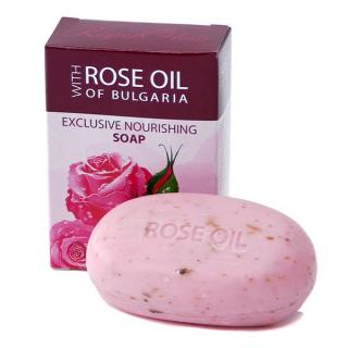 BioFresh Regina Floris přírodní růžové mýdlo s růžovým olejem 100 g (Mýdlo s peelingovým efektem s kousky růží! )