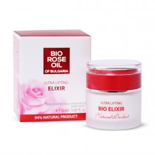 BioFresh Rose Oil Bio elixír proti stárnutí pleti s růžovým olejem 50 ml (Nejúčinnejší zbraň v boji proti stárnutí pleti. Obsahuje silnou kombinaci účinných složek: Amiporine, jojobový olej, bambucké máslo, shoreu, růžový olej, růžovou vodu a silici z)