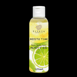 Mojito Time Bio Univerzální suchý olej pro tělo i vlasy 150 ml (Suchý olej na obličej, vlasy i tělo. Univerzální olej 3v1 pro výživu a hydrataci. Díky svěží vůni se hodí zejména v létě.)