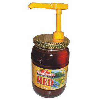 pumpa na med  (pumpa na čerpání medu přímo ze sklenic)