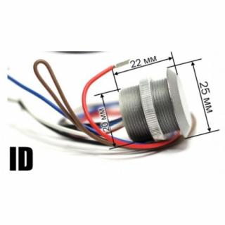 RFID miničtečka, zápustná - závrtná, EM, ID-WG26