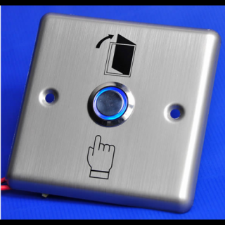 SESAME SB3R, odchodové tlačítko, kontakty NO/NC/COM, LED podsvícení