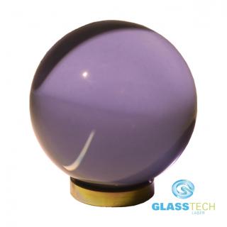 Fialková skleněná koule 100 mm  (Fialková skleněná koule o průměru 100 mm )