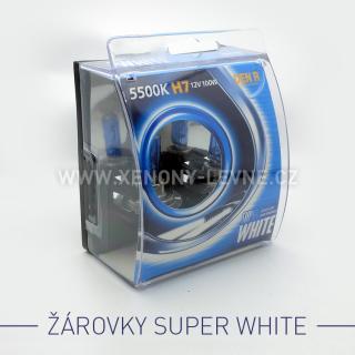 AKCE - Žárovky H7 Super white, 100W, sada 2ks (Sada žárovek H7 Super white, 12V 100W)