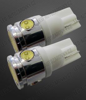 Bílá parkovací žárovka T10 - SMD 3+1HP - bezpaticové, 1ks (Parkovací světlo T10 - SMD 3+1HP - bezpaticové, 1ks)