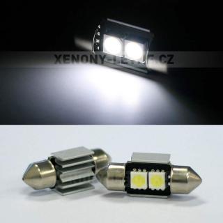 CAN-BUS sufitka bílá - Super Light, 2 SMD LED, 31mm, 1ks (LED sufitka bílá - Super Light)