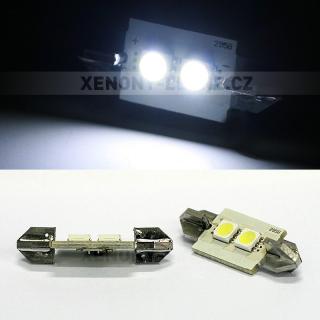 CAN-BUS sufitka bílá - Super Light, 2 SMD LED, 36mm, 1ks (LED sufitka bílá - Super Light)