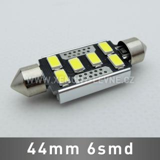 CAN-BUS sufitka bílá - Super Light, 6SMD LED, 44mm, 1ks (LED sufitka bílá - Super Light)