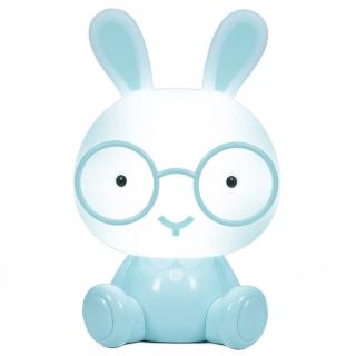 LED noční lampička králíček 3W, modrá (Dětská lampička - králíček)