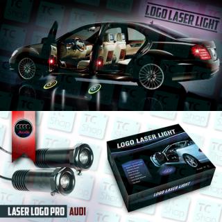 Svítící laserové logo auta - AUDI (Logo Laser Light - Audi logo)