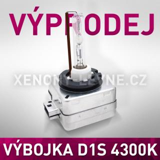VÝPRODEJ - Xenonová výbojka D1S 4300K do originálních světlometů (VÝPRODEJ - Výbojka D1S 4300K)