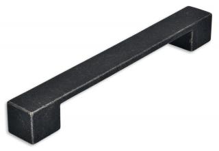 12037 - Úchytka 192 i 160mm /  železo černé patina (12037 - Úchytka 192 i 160mm /  železo černé patina)