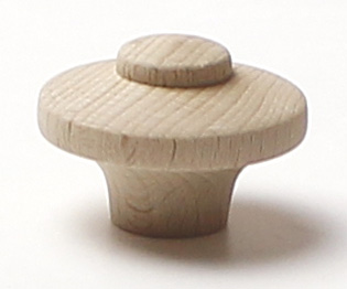 48051/1 dřevěná knopka pr. 40mm / přírodní (48052 dřevěná knopka pr. 40mm / přírodní buk                                                      (dřevo))