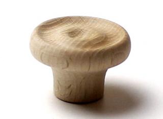 48054 dřevěná knopka pr. 34mm / přírodní (48054 dřevěná knopka pr. 34mm / přírodní buk                                                      (dřevo))