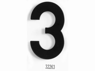 C152 Číslice 152 mm -černá mat "3" (32263 - C152 číslice 152mm =3=)