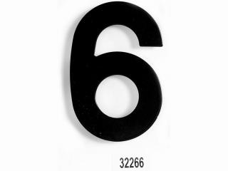 C152 Číslice 152 mm -černá mat "6" (32266 - C152 číslice 152mm =6=)