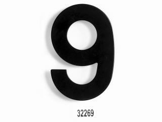 C152 Číslice 152 mm -černá mat "9" (32269 - C152 číslice 152mm =9=)