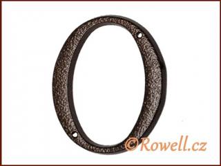 C3   Číslice 120 mm k.měď  '0' (99108 - C3   Číslice 120 mm k.měď  =0¨)