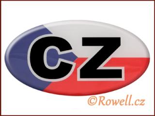 LCZ1 oválná CZ barevná 80x45mm (99469 - LCZ1 Elipsa CZ barevná 80x45mm)