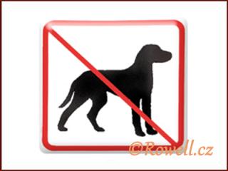 NZ 'Zákaz psů' /bílá (99866 - NZ =Zákaz psů= /bílá/)