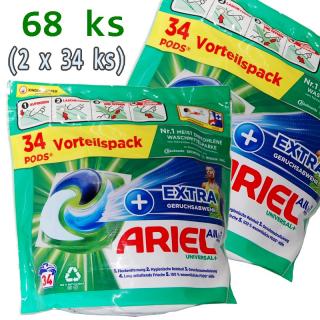 Ariel  ALLin1 pods EXTRA+ Universal Geruchs Abwehr kapsle 68 ks (Kapsle s přísadou pro potlačení nežádoucího zápachu, dovoz z Německa, poslední novinka uvedená na trh.)