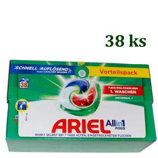 Ariel universal+ Fleck weg kapsle ALLin1 Pods 38 ks (dovoz z Německa)