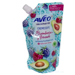 Aveo Brombeere Avocado tekuté mýdlo náhradní náplň 500 ml (ostružina, avokádo) (dovoz z Německa)