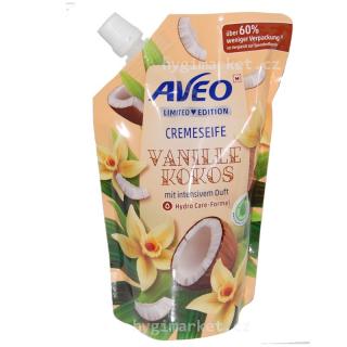 Aveo vanille kokos tekuté mýdlo náhradní náplň 500 ml (dovoz z Německa, limitovaná edice)