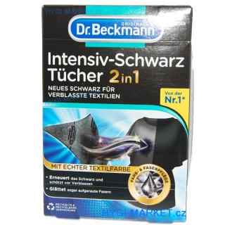Beckmann ubrousky do pračky na černé prádlo Intensive Schwartz Tucher 2in1 - 6 ks (dovoz z Německa)