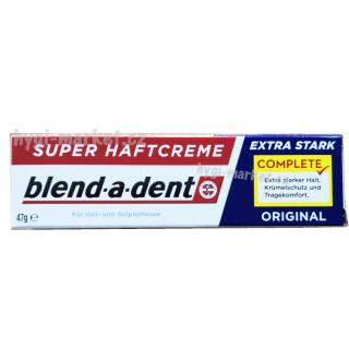 Blend-a-dent super haftcreme ORIGINAL  extra stark 47 g (fixační krém na zubní náhrady dovoz z Německa)