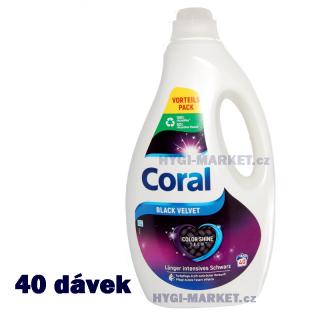 Coral Black Velvet prací gel na černé prádlo 40 praní (dovoz z Německa)