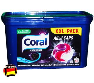 Coral kapsle ALLin1 caps Black Velvet kapsle 50 ks (dovoz z Německa)