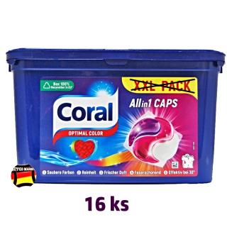 Coral kapsle Optimal COLOR ALLin1  16 ks  (dovoz z Německa)
