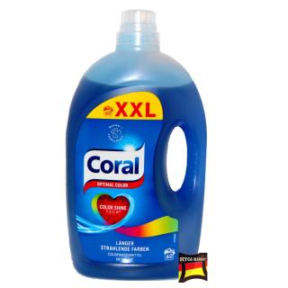 CORAL optimal COLOR gel XXL pack 60 praní 3 litry (dovoz z Německa)