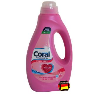 Coral prací gel na vlnu, hedvábí, elastické prádlo 1 litr